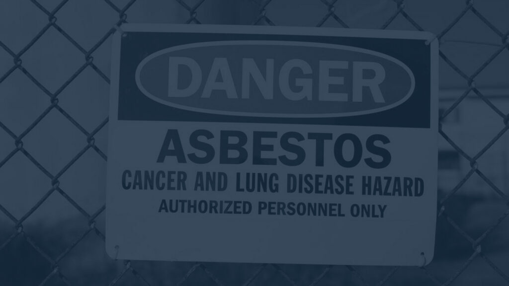 Danger Asbestos sign