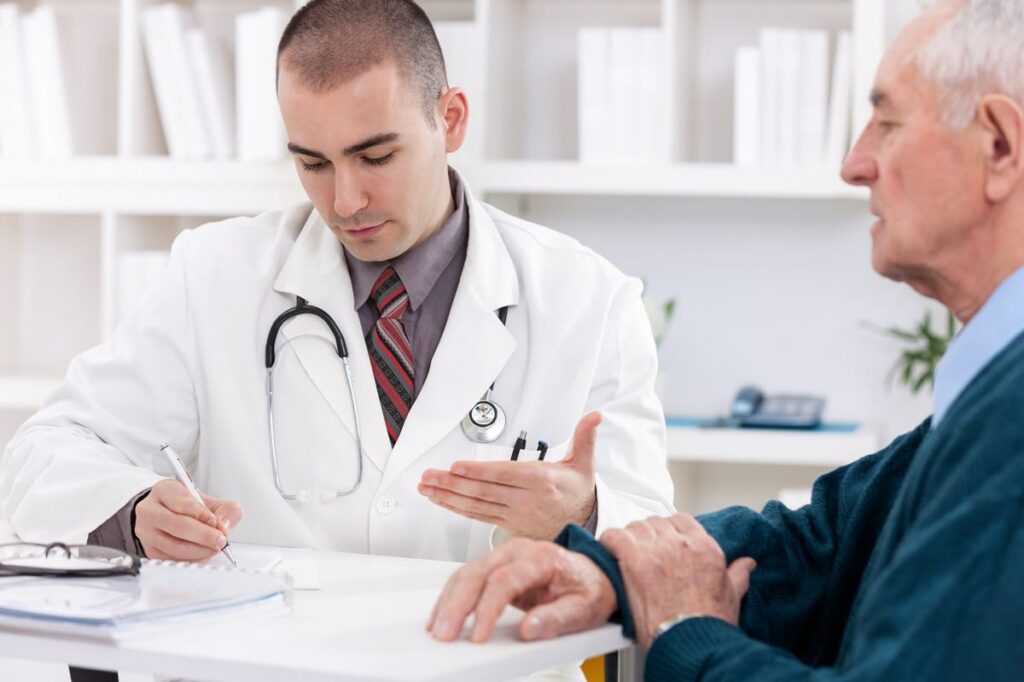 Doctor-man-patient-explaing-senior