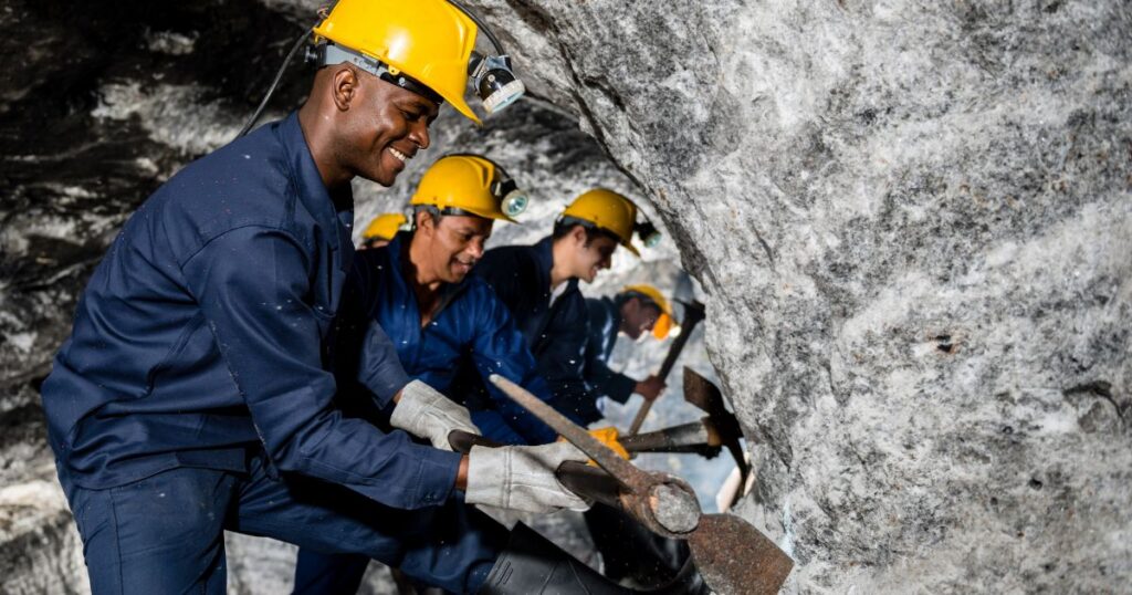 Asbestos exposure in miners
