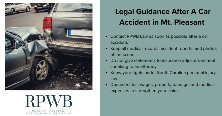 Mount Pleasant car accident lawyers